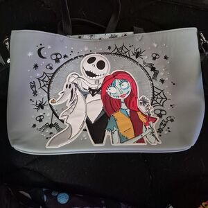 Loungefly Gray Nightmare Before Christmas Shoulder Bag